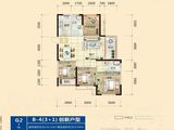 电建地产星湖湾_4室2厅2卫 建面116平米