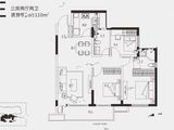 卓越中寰_3室2厅2卫 建面110平米