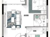 润和谷山郡_1室1厅1卫 建面44平米