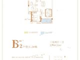 鑫远翡丽郡_3室2厅1卫 建面89平米