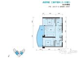 华润小径湾_2室2厅1卫 建面90平米