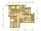 华丰前海湾_4室2厅1卫 建面89平米