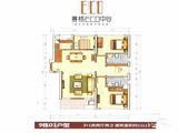 深圳赛格ECO中心_4室2厅2卫 建面112平米