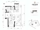卓越弥敦道_2室2厅2卫 建面87平米