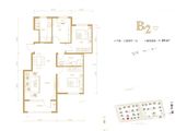 首开国风悦府_3室2厅1卫 建面89平米