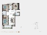 荣盛花语璟园_3室2厅2卫 建面125平米