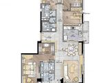 四季奕居_4室2厅3卫 建面204平米