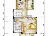 保利春天里_C1-2户型三层平面图 建面0平米