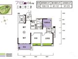 珑山居_3室2厅2卫 建面100平米