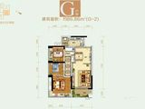 江门美吉特广场CCMALL_G2户型 86.86㎡ 建面0平米