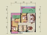 东方华城_3室2厅2卫 建面101平米