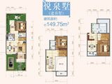 佳源帝都温泉山庄_3室4厅3卫 建面149平米