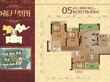 翡翠明珠_3室2厅2卫 建面118平米