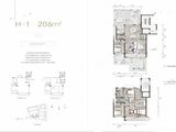 新希望天麓_4室2厅4卫 建面206平米