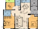 瀚泓盛世名门家园_3室2厅2卫 建面106平米