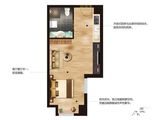 华福V+公寓_1室1厅1卫 建面47平米