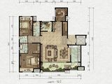 首创天阅嘉陵_3室2厅3卫 建面186平米