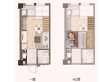 中南锦苑_1室1厅1卫 建面53平米