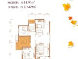 香山红叶_3室2厅1卫 建面101平米