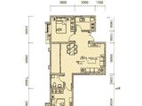 金陵广场_2室2厅1卫 建面93平米