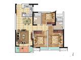 合能公馆_3室2厅2卫 建面94平米