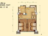 白鹿溪谷_2室1厅1卫 建面58平米