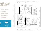 紫薇睿纳时代_3室2厅2卫 建面115平米