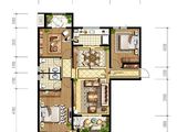 天朗蔚蓝悦城_3室2厅2卫 建面122平米