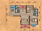 庐江中心城_2室2厅1卫 建面92平米