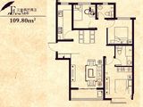 筑源1836_3室2厅2卫 建面109平米