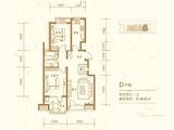 建投福美国际_2室2厅1卫 建面88平米