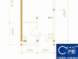 恒大财富广场_1室0厅1卫 建面36平米