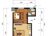 中远青鸟_1室2厅1卫 建面51平米