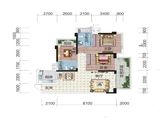 金悦澜湾_3室2厅2卫 建面100平米