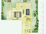 中铁国际生态城_2室3厅2卫 建面174平米