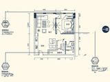 鸿盈城汇中央_3室2厅2卫 建面109平米