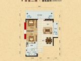 亨茂花园_2室2厅1卫 建面98平米