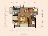 宝能城市广场_3室2厅2卫 建面116平米