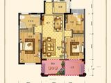 都市阳光花园_3室2厅1卫 建面102平米