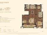 万科悦中环_3室2厅2卫 建面127平米