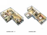 惠润中环时代_3室2厅2卫 建面68平米