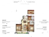 卓越万科新都会_3室2厅2卫 建面115平米