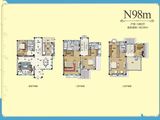 碧桂园江北新城_5室2厅4卫 建面248平米