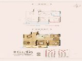北京城建国誉锦城_2室2厅1卫 建面105平米