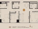 企业公馆_3室2厅2卫 建面212平米