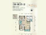 潼南滨江1号_2室2厅1卫 建面87平米