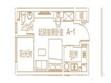瀚海思念城_1室1厅1卫 建面43平米