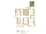 蓝山溪语_3室2厅2卫 建面133平米