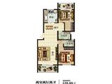 嵩林雅苑_2室2厅2卫 建面128平米