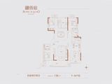 融侨雅筑_4室2厅2卫 建面136平米